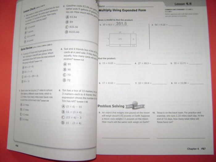 Envision mathematics common core volume 2