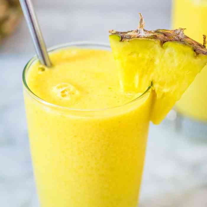 Tropical smoothie sunrise sunset recipe