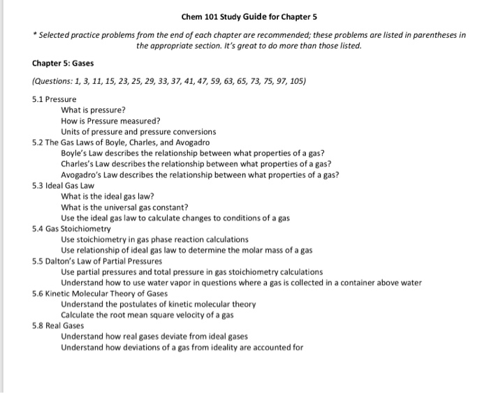 Chapter 11 stoichiometry study guide