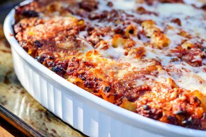 Biaggi's baked ziti al forno