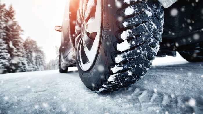 Continuous hard braking on ice and snow often: